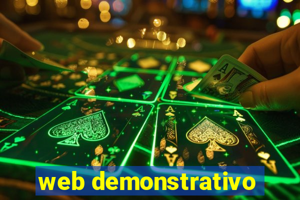 web demonstrativo